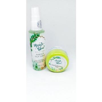 ヹQ PAKET HEMAT ARASTA GLOW COMPLETE WHITENING DAY N NIGHT KEMASAN TERBARU  TERLARIS 2989 ☽