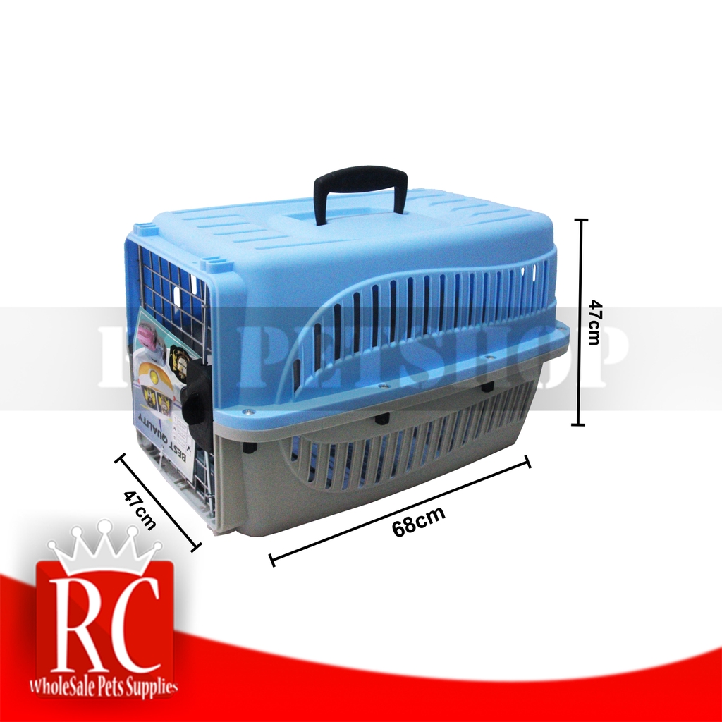 Kandang kucing Anjing  Pet Cargo Kennel Box Size L (68x47x47)