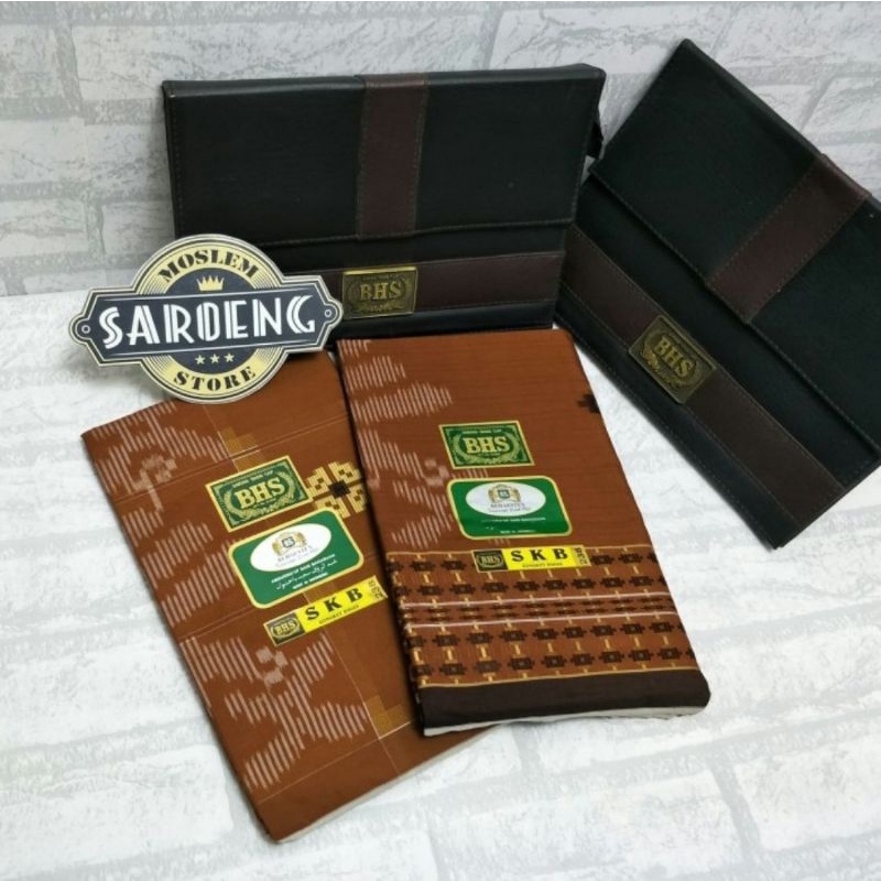 Sarung Tenun BHS Full Sutra 210 Spunsilk Gold SKB Songket Bugis