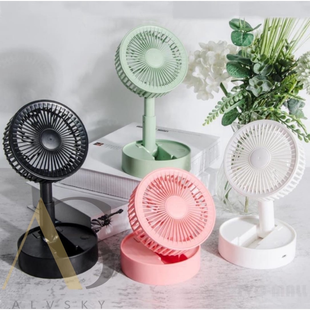 KIPAS LIPAT MINI USB / KIPAS ANGIN PORTABLE / USB RECHARGEABLE MINI DESK FAN / KIPAS BELAJAR KIPAS MINI LAZY SUMMER KIPAS LIPAT