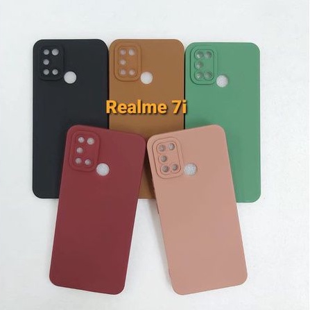 Case ProCamera Soft Matte With Camera Protector 9D Realme 7i C17 C20 C21 C21Y C25 C53 9pro plus