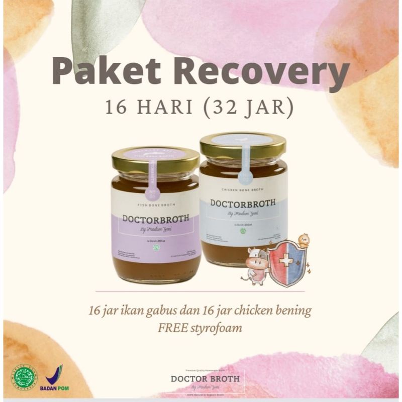 

Paket Recovery pasca Operasi 32Jar (utk 16hari konsumsi)