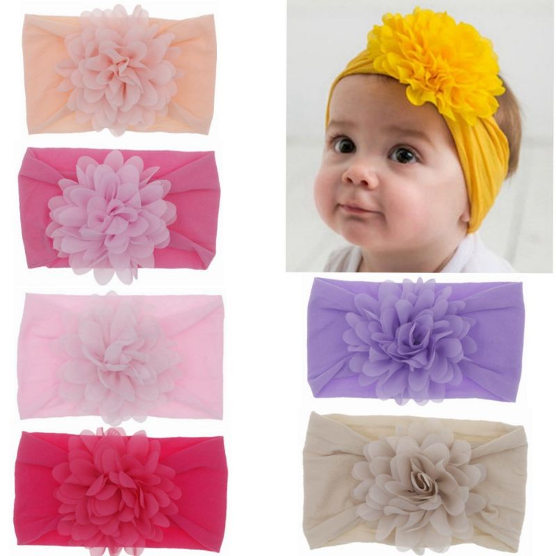 (pimenova) Bandana Bayi Motif Bunga / Bando Bayi / Headwrap / Headband Bayi