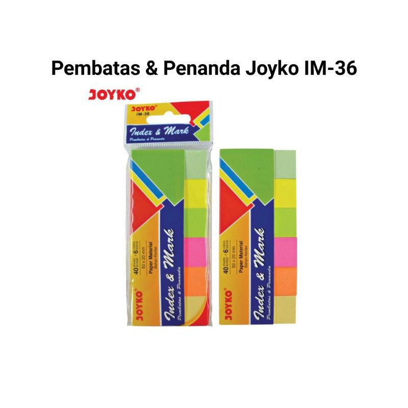

Pembatas & Penanda Joyko IM-36, Index & Mark Joyko IM-36