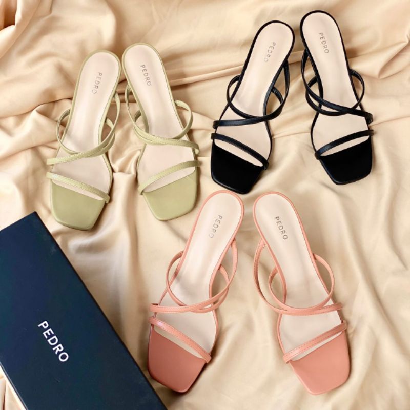 Sandal Pedro | Sendal Tali | Heels Pedro | Sandal Wanita | Cks 354