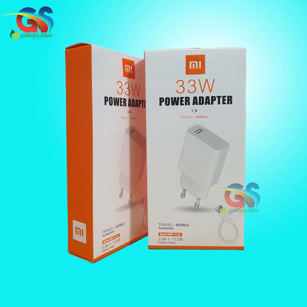 Charger Xiaomi Redmi Note 9 Pro / Note 10 Pro / Note 10S / Poco X3 NFC / Poco F3 27W &amp; 33W Original