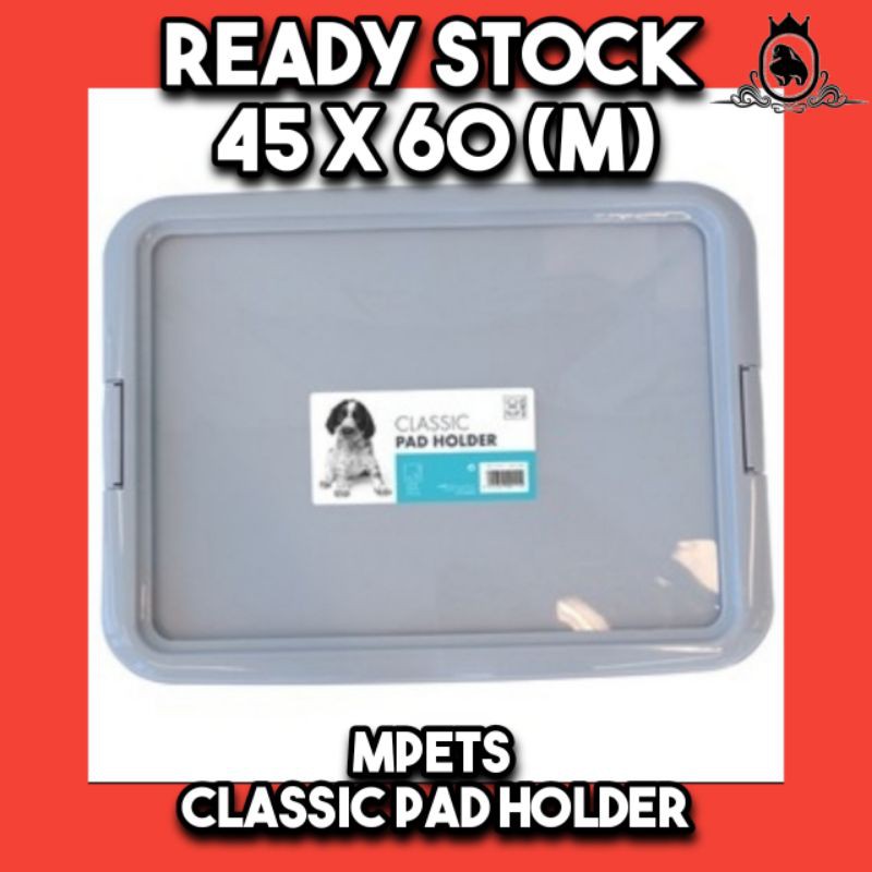 Mpets training pad holder 46x60 cm tempat pipis anjing