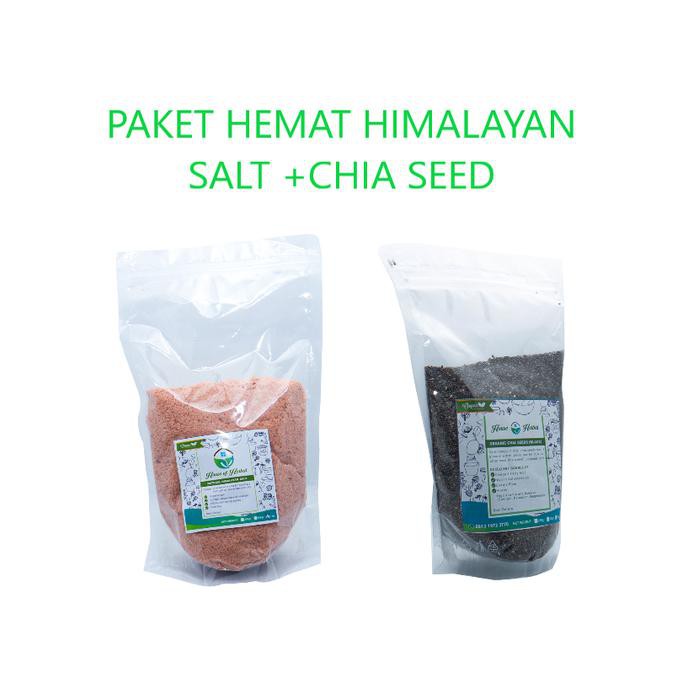 

Paket Hemat Garam Himalaya 250gr + Chia Seed 250gr
