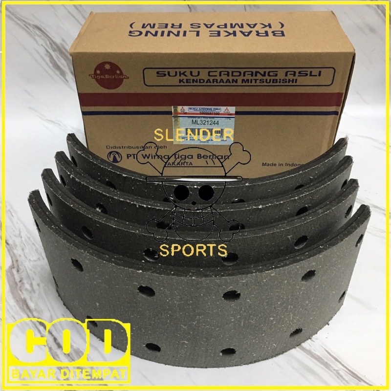 BRAKE LINING CANTER PS 125 TB - KAMPAS REM MITSUBISHI CANTER PS125 TURBO PS135