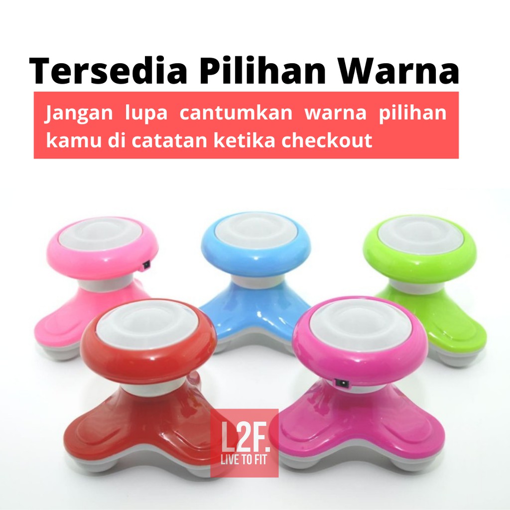 Alat Pijat Mini Elektrik Portable 3D Massager Massage MIMO USB GRATIS ONGKIR COD