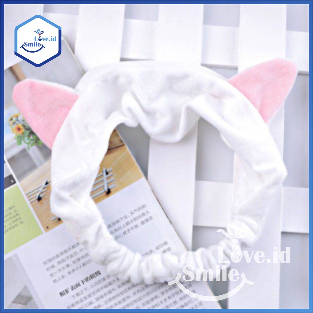 Bunny Bandana Headband Bando Motif Kuping / Hairband Bunny Korea AA02
