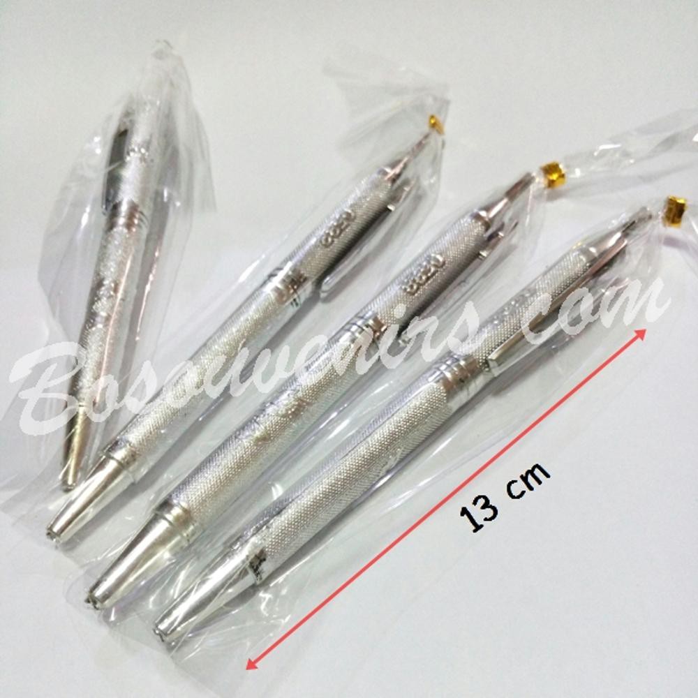 

Agen Pen Silver / Pulpen warna Perak / Souvenir Pulpen (minimal Beli 100pcs)