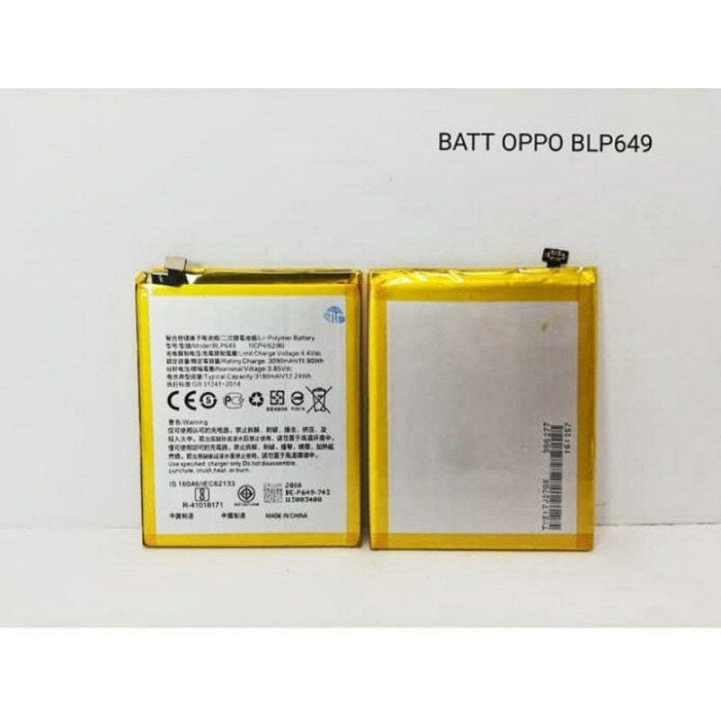 BATRE BATERAI OPPO A83/BLP649 BATERAI OPPO BLP 649 ORIGINAL