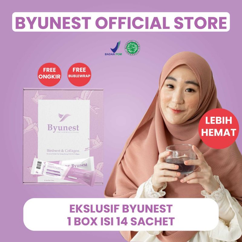 ✅ (AGEN RESMI) BYUNEST X LARISSA CHOU COLLAGEN DRINK MINUMAN KOLAGEN PEMUTIH BADAN ALAMI HB KROMOSOM