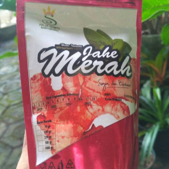 

Sari jahe merah organik