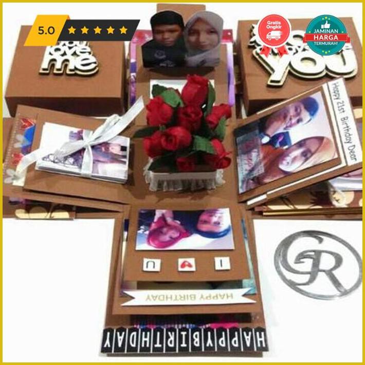 

Kerajinan Tangan Explosion Box / Scrapbook / Handmade / Kado / Diy Exclusive