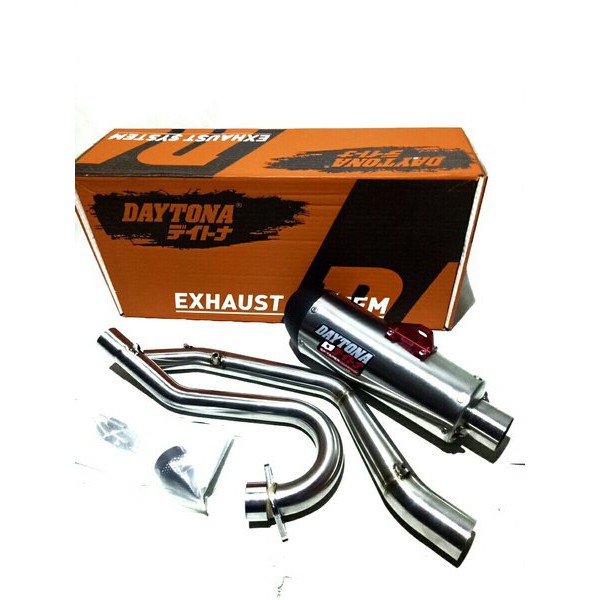 knalpot handa crf 150 original daytona full sistem