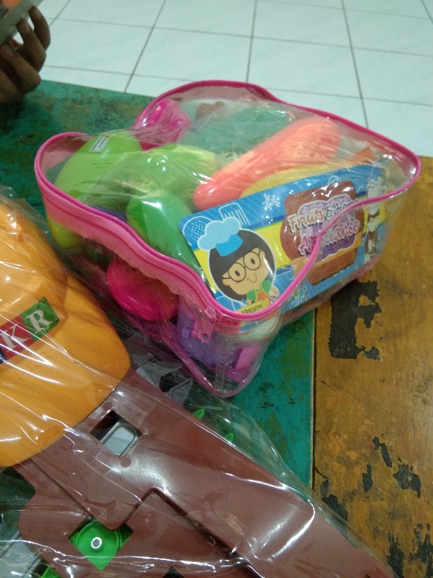  Mainan  Anak  Perempuan  Kitchen Set Tas Ransel Mainan  Buah 