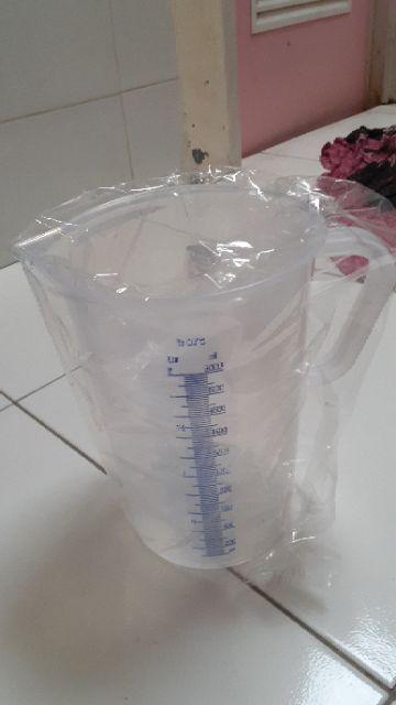 Gelas Ukur Plastik 2000 Ml Green Leaf Polycarbonate - Measuring Cup