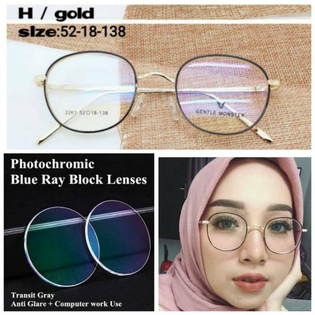 Frame Kacamata Terbaru, Kaca mata Anti UV &amp; Radiasi, Kacamata Minus, Kaca mata Photocromic Blueray