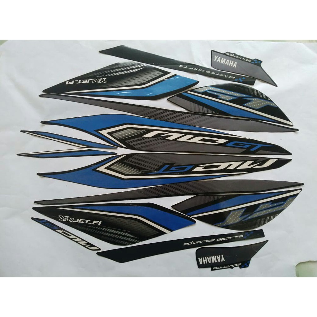 stiker striping yamaha mio gt 2013 hitam biru