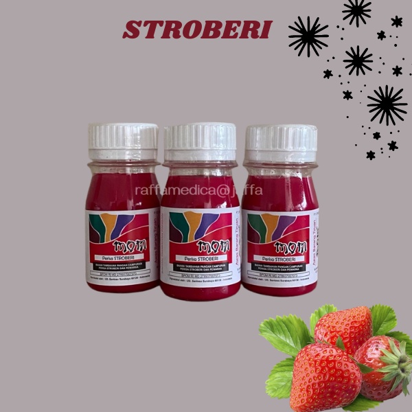 

⚡XPRESS⚡ Perisa MOM 40ML rasa STROBERI untuk ES / Minuman / KUE dan PUDDING sejak tahun 1970