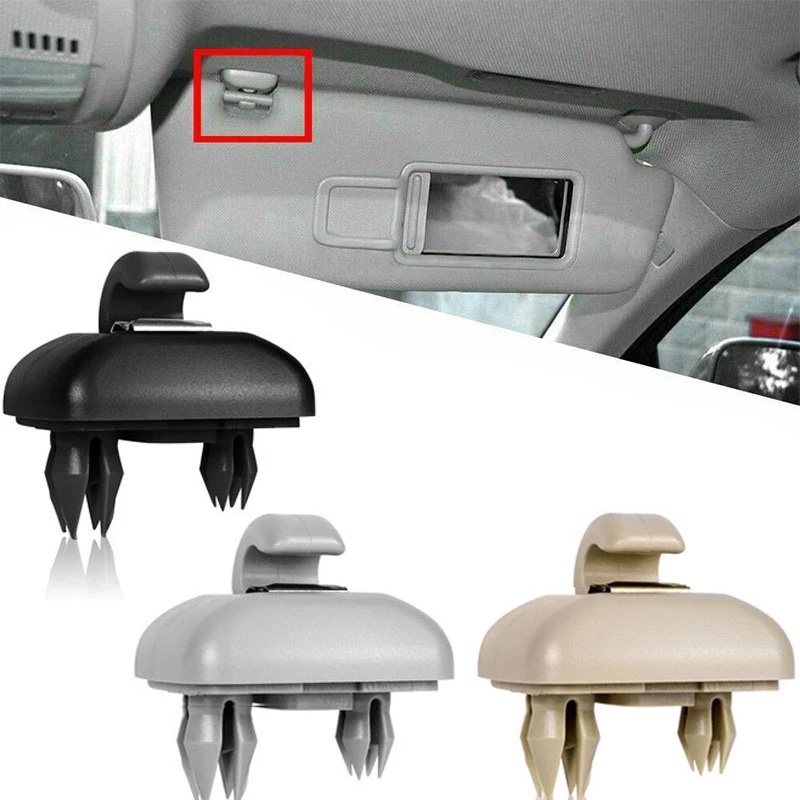 2Pcs Sun Visor Clip / Sun Visor Hook Clip Bracket for Audi A1 A3 A4 A5 Q3 Q5(8E0 857 562)A7 B6 B7 B8 S4 S5