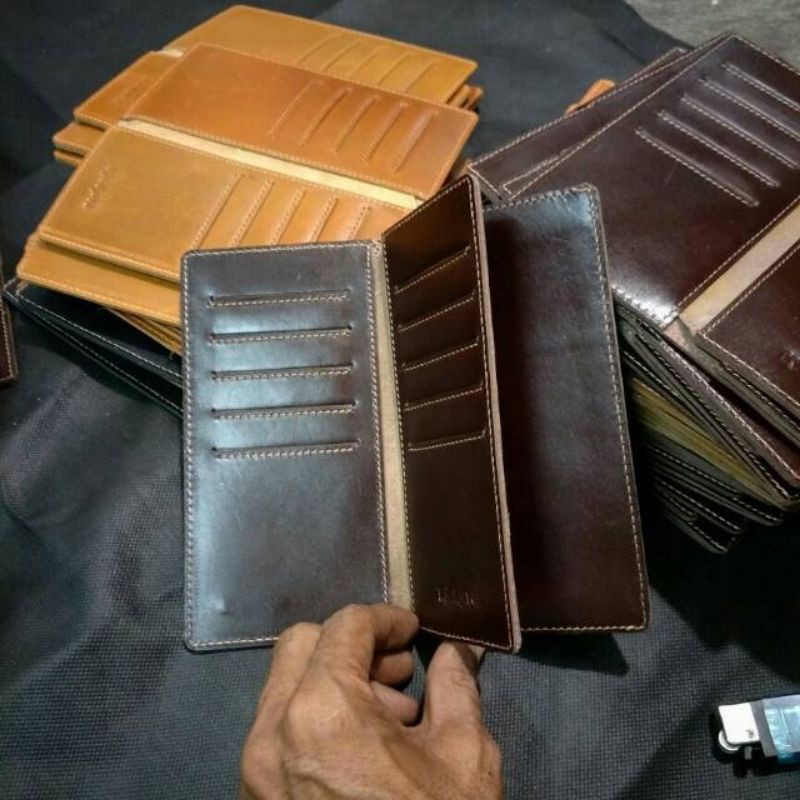 Dompet Kulit Pria original ukuran panjang