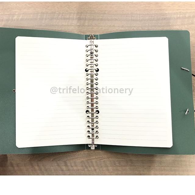 

Trendy BINDER A5 B5 WENGU TALI POLOS RING BESI TANPA ISI