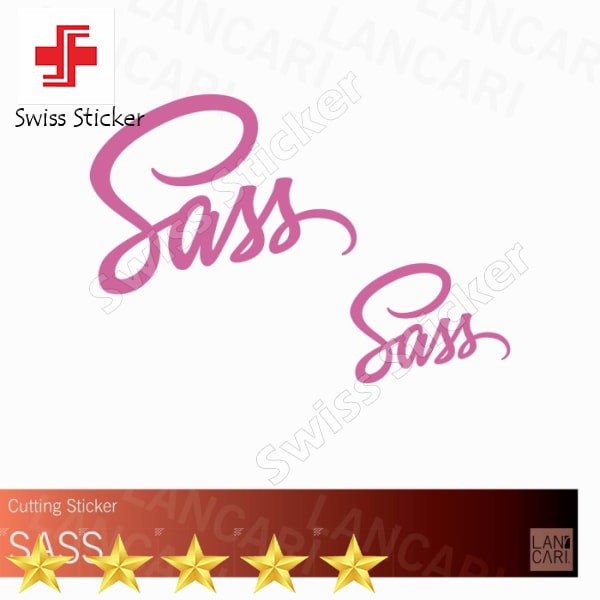 

Terlaris Sticker Cutting SASS CSS HTML Programmer Vinyl cut Stiker - Merah Muda Keren