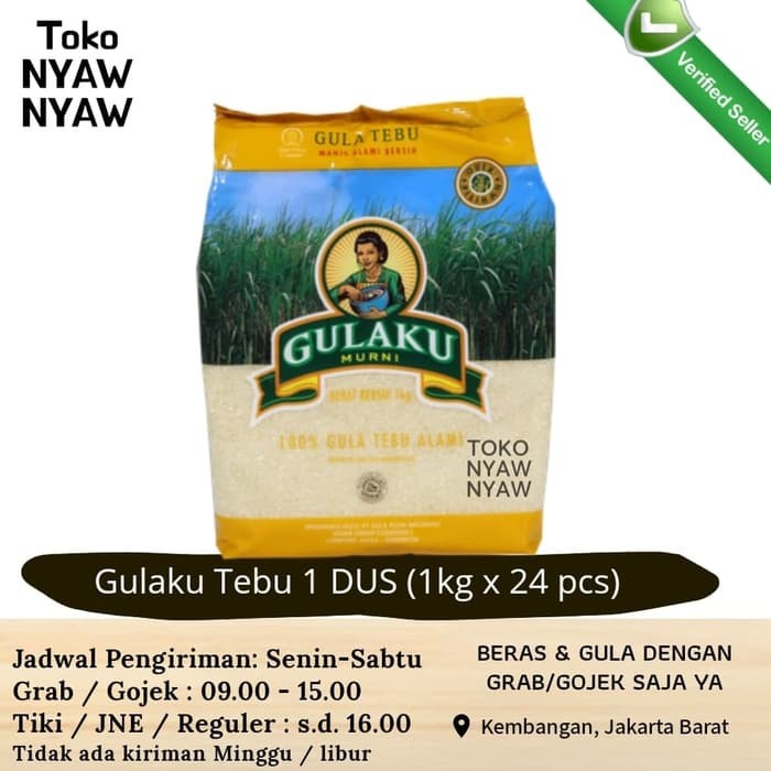 

Gulaku kuning 1 Dus (1 kg x 24 pcs)