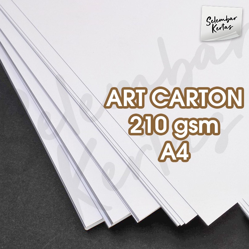 

Kertas Art Carton 210 gsm Ukuran A4 isi 50 lembar