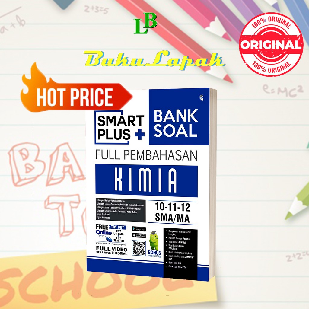 BUKU PELAJARAN SMA SMART PLUS KIMIA SMA/MA BANK SOAL FULL PEMBAHASAN