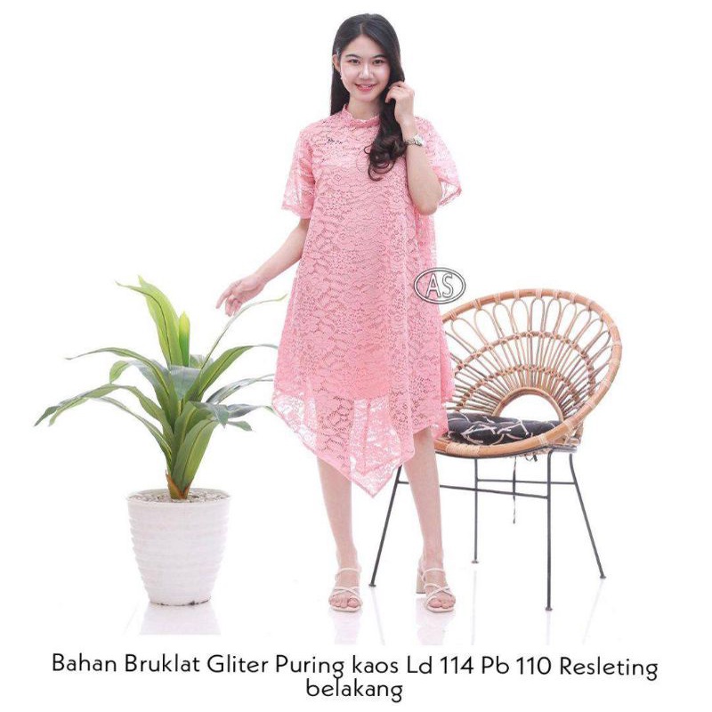 DRESS LANCIP BROKAT PREMIUM