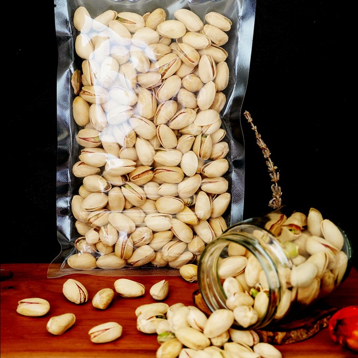 

Siap Krim Pistachios Roasted / Kacang Pistachio / Kacang Fustuk Arab - Turki