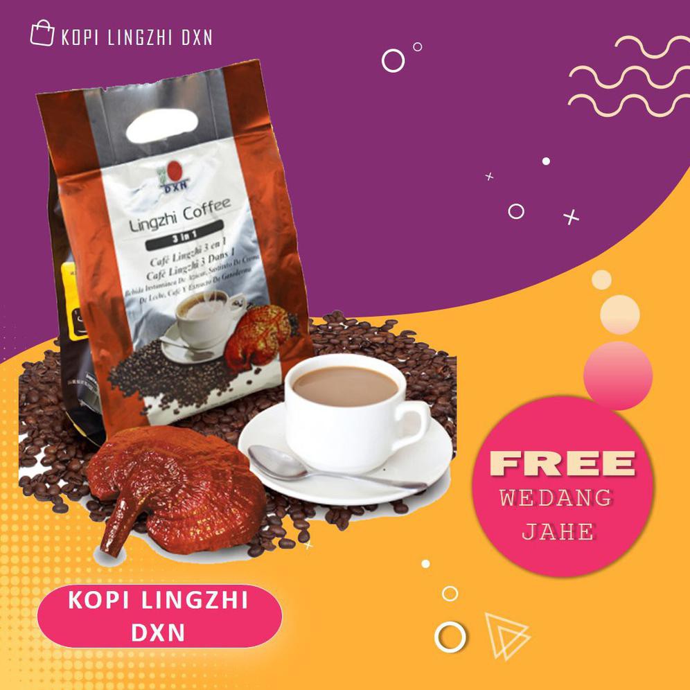 

Lingzhi DXN COFFEE / KOPI LINGZHI DXN FREE gitf lucu/WEDANGJAHE