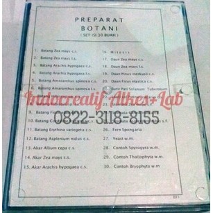 Sel Tumbuhan - Struktur Sel Botani Paket Preparat Sel Isi 30 pcs