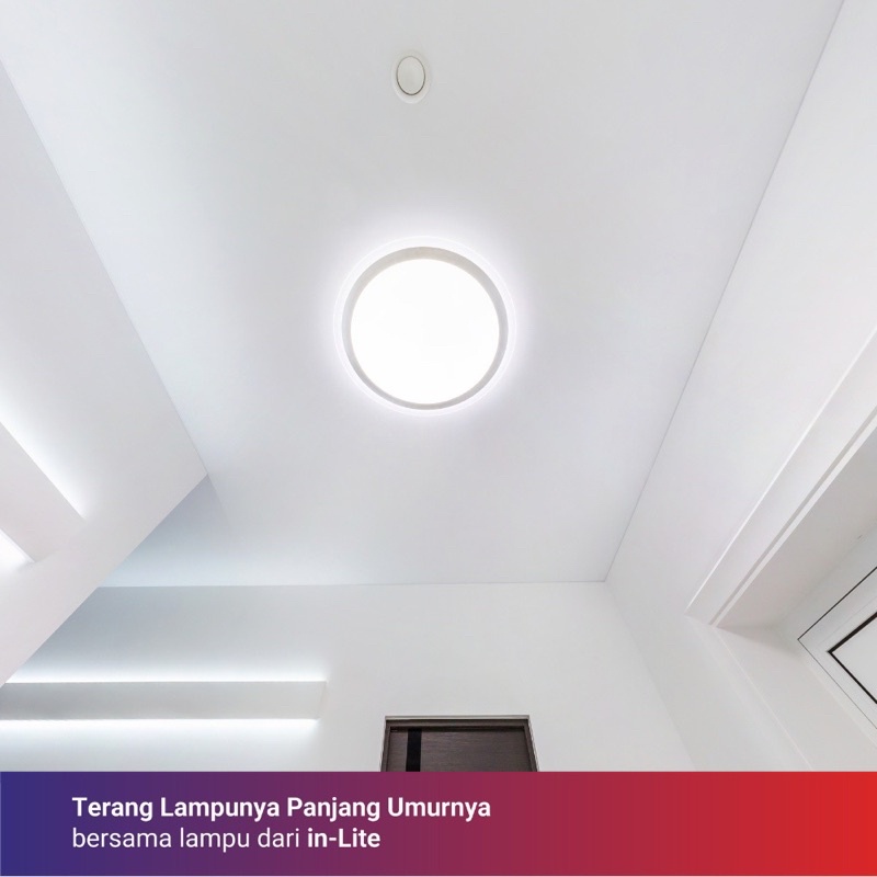 Lampu Baret Ceiling Light Tricolour LED 18w, 24w INCE118 Inlite