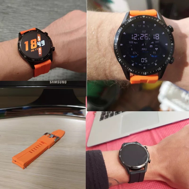 TALI JAM STRAP HUAWEI GT GT2 46MM ORIGIN MODEL SMARTWATCH SILIKON BAND