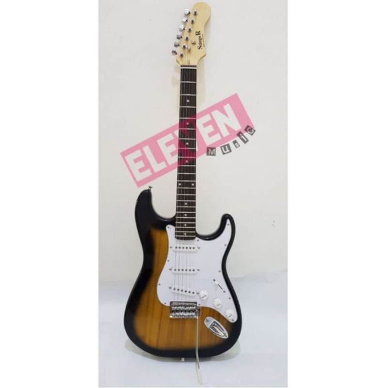 gitar listrik stinger stratocaster sst 10 sst10-Sunbrunt