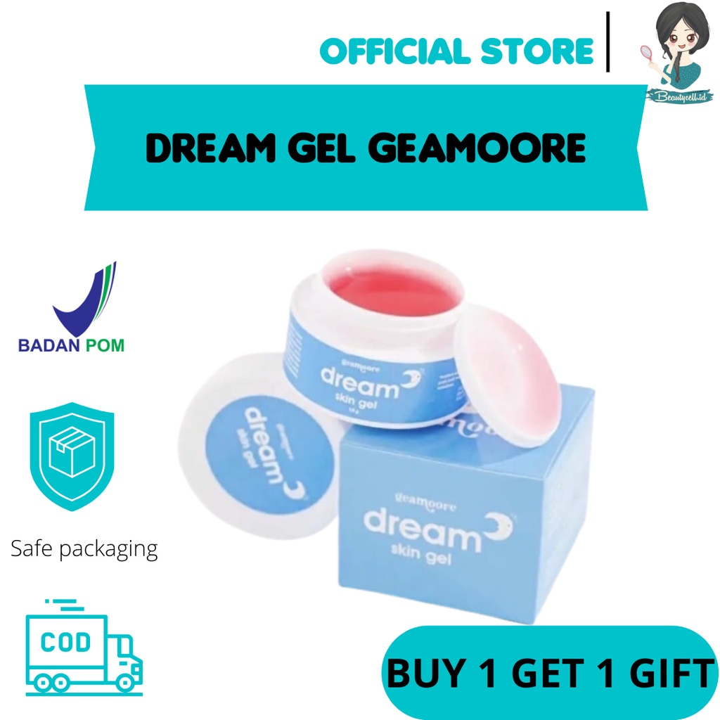 GEAMOORE DREAM SKIN GEL SLEEPING MASK GLOWING JELLY RED JELLY ORIGINAL 10 GR