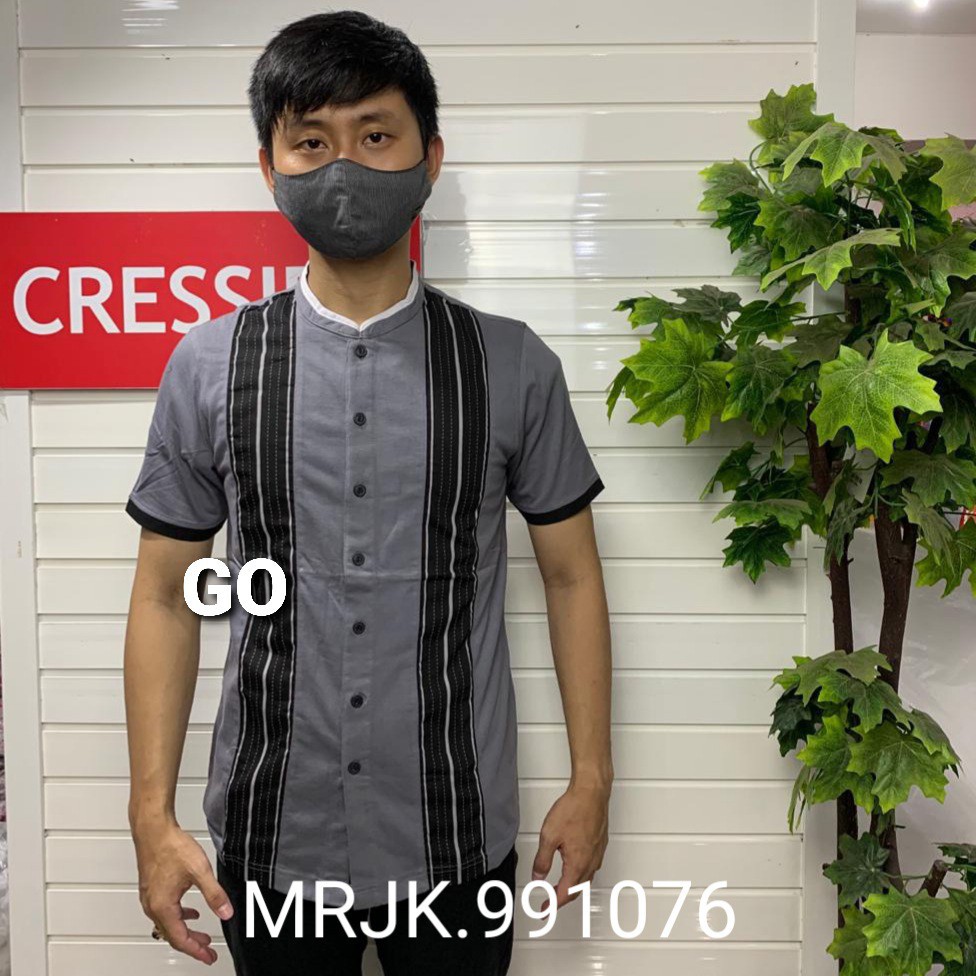 gos  KOKO KAOS CRESSIDA Baju Muslim Pria Laki-Laki Cowok Taqwa Original Turki Lengan Pendek Kekinian