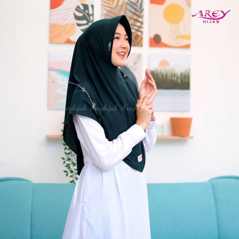 JILBAB INSTAN SALSA AREY OVAL BORDIR KOMBINASI-6