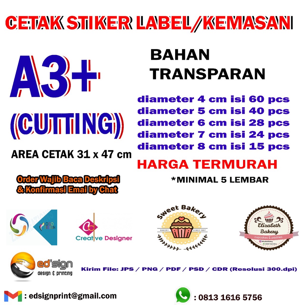 

STIKER TRANSPARANT PREMIUM A3+ FREE CUTTING