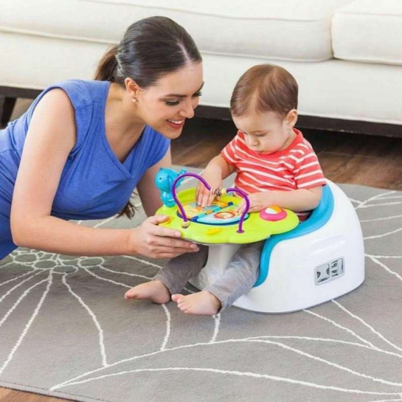 BUMBO MULTI SEAT WITH PLAYTOP SAFARI - KURSI MAKAN ANAK DENGAN MAINAN