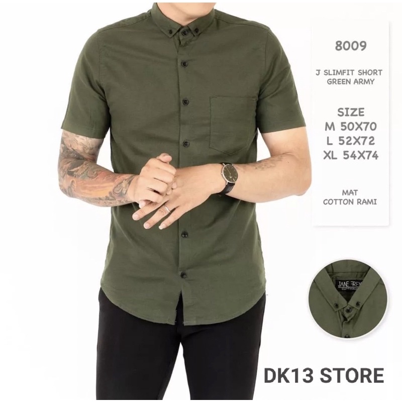 KEMEJA PRIA MENS POLOSAN LENGAn PENDEK COOLMAN PAKIAN PRIA CASUAL PAKAIAN DINAS PNS KERJA SIZE MLXL