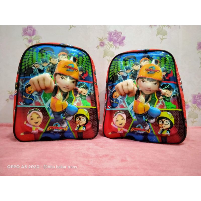Tas sekolah TK/paud/tas LED Boboiboy/tas laki-laki/tas anak sekolah