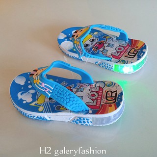  Sandal  Anak Perempuan LED Sendal LOL  Lampu  Anak Perempuan 