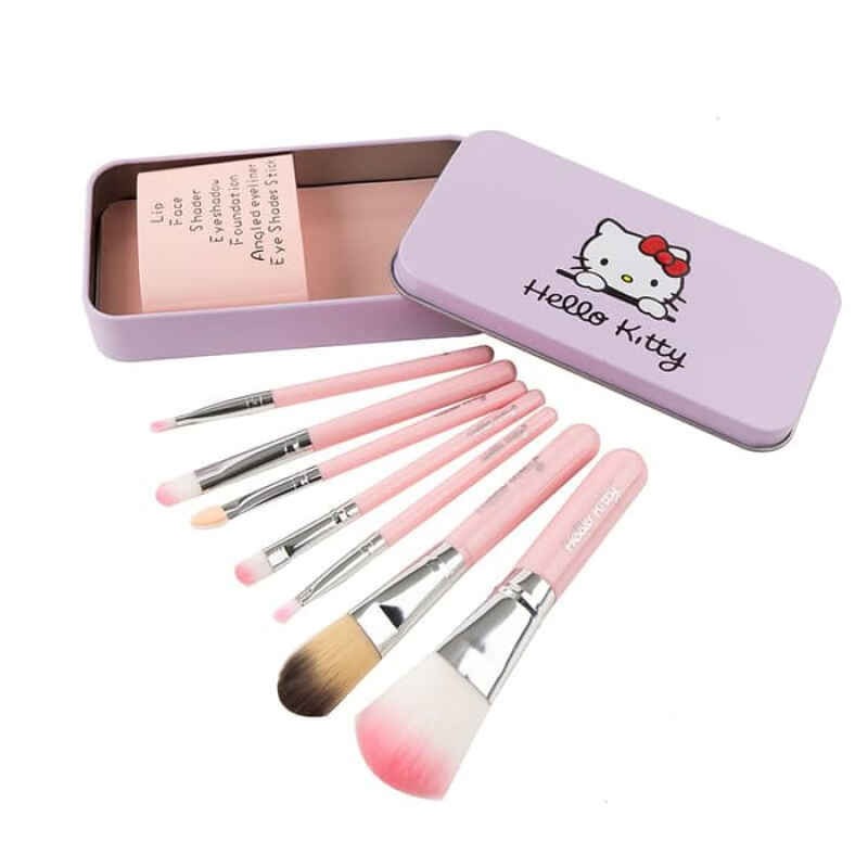 RADYSA - Brush HelloKitty 7in1 Kuas Makeup / Kuas Masker