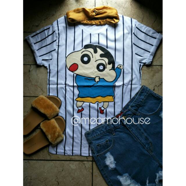 L BESAR TSHIRT SALUR SINCHAN